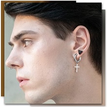 Palmbeach Jewelry Magnetic Earrings Men