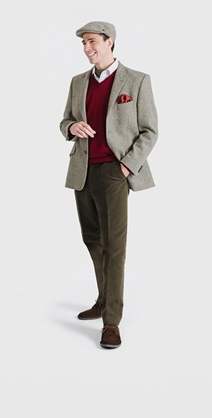 Lightweight Unlined Tweed Jacket Mens