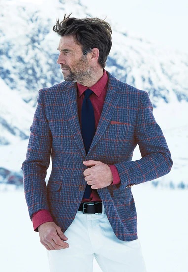 Lightweight Unlined Tweed Jacket Mens