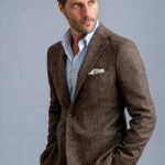 Lightweight Unlined Tweed Jacket Mens