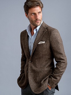 Lightweight Unlined Tweed Jacket Mens