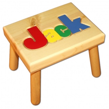 Personalized Puzzle Step Stool