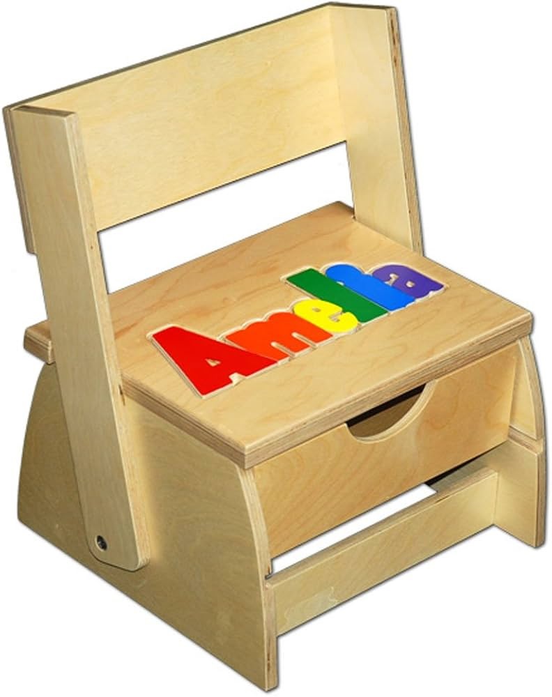 Personalized Puzzle Step Stool