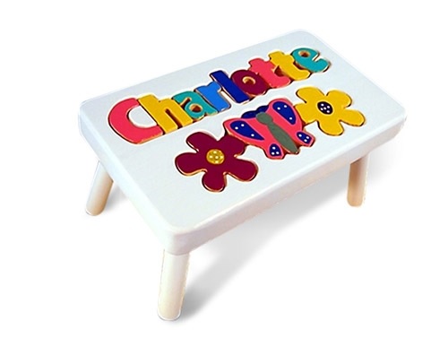 Personalized Puzzle Step Stool