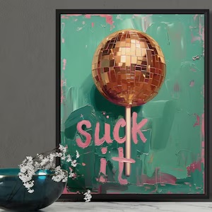 Disco Sucks Wall Art